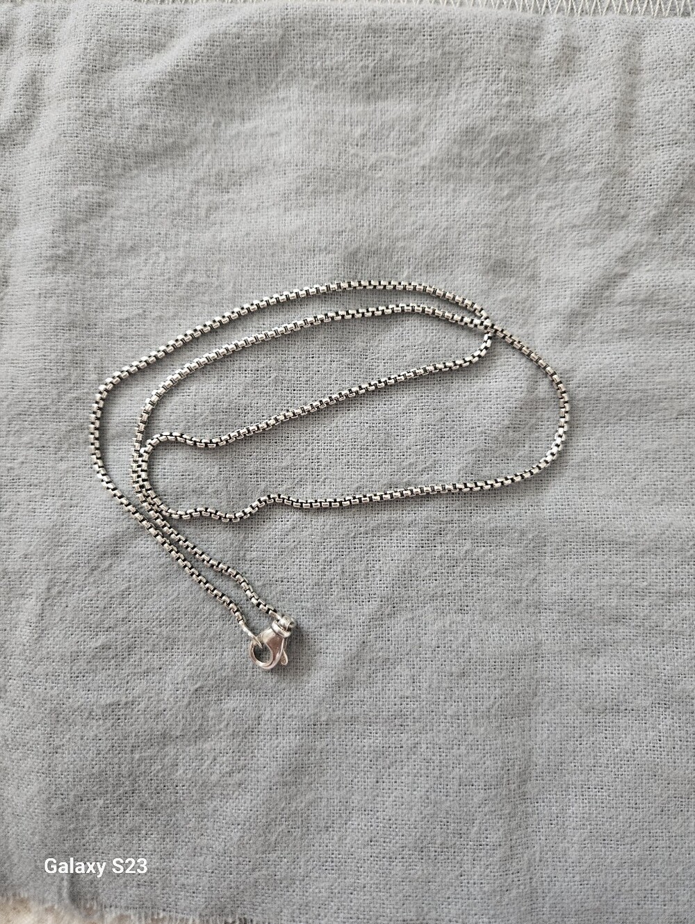 David Yurman Box Chain 18 Inch